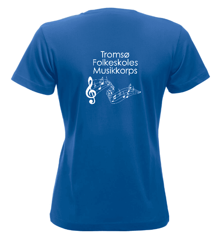 T-skjorte Dame Tromsø Folkeskoles Musikkorps