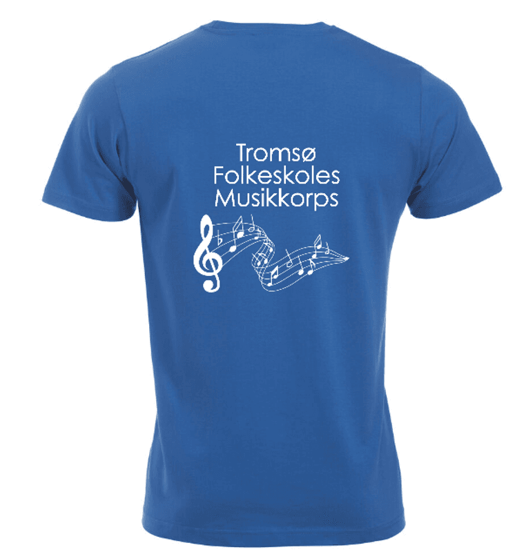 T-skjorte Herre Tromsø Folkeskoles Musikkorps