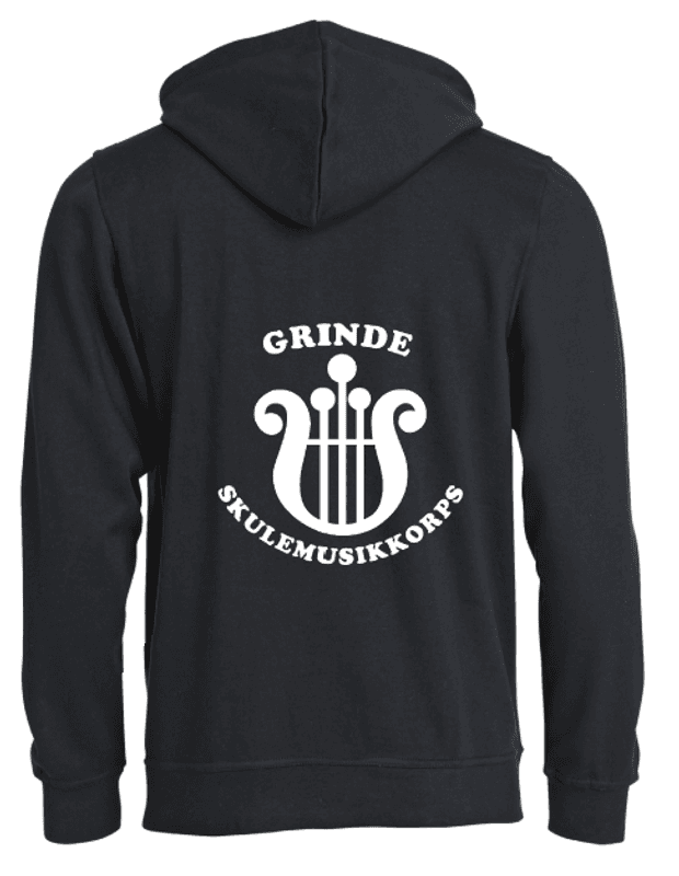 Hettegenser Unisex Grinde Skulemusikkorps