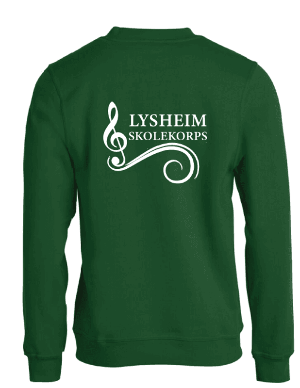 Rundhalset genser unisex Lysheim Skolekorps